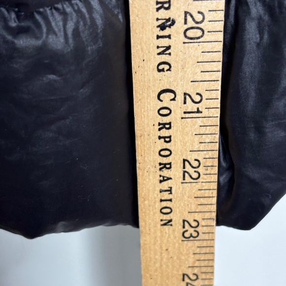 Lands End Black Down Puffer Coat 3XP Quilted Parka Plus 24W-26W Winter Gorpcore - Picture 10 of 11